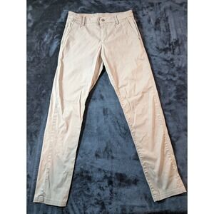 Birddogs Men's 30x30 Light Gray Stretch Khaki Slim Fit Performance Chino Pants
